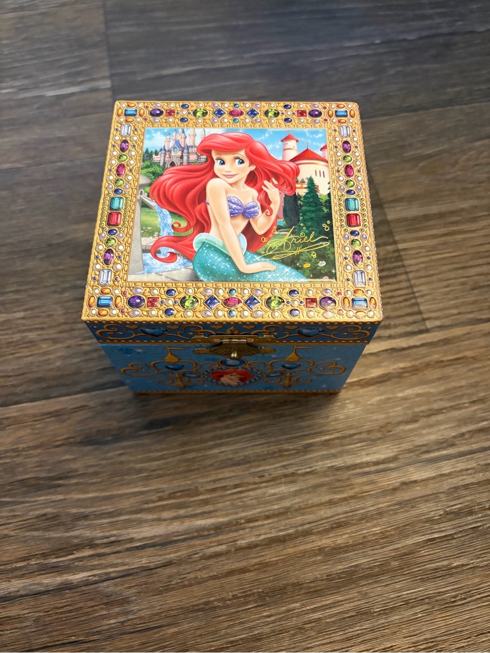 Little Mermaid Disney Parks Princess Ariel Jewelry Music Box Under The Sea 1988